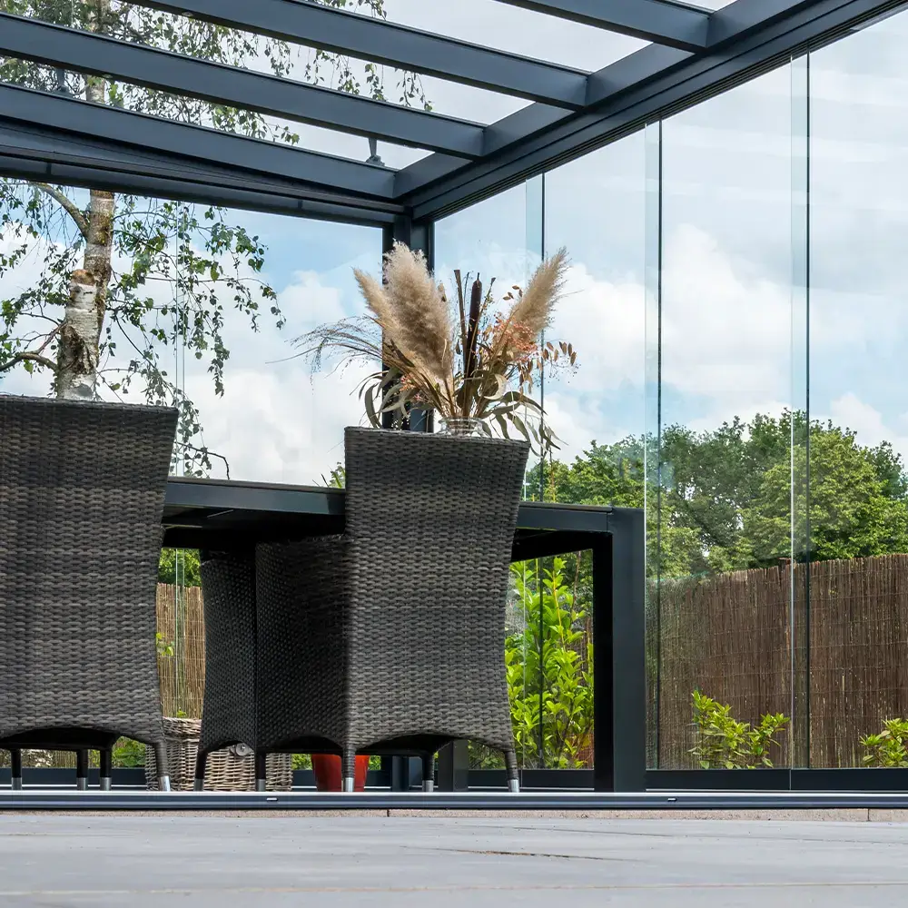 Glazen Overkapping Aluminium overkappingen geplaatst door Alu Solution