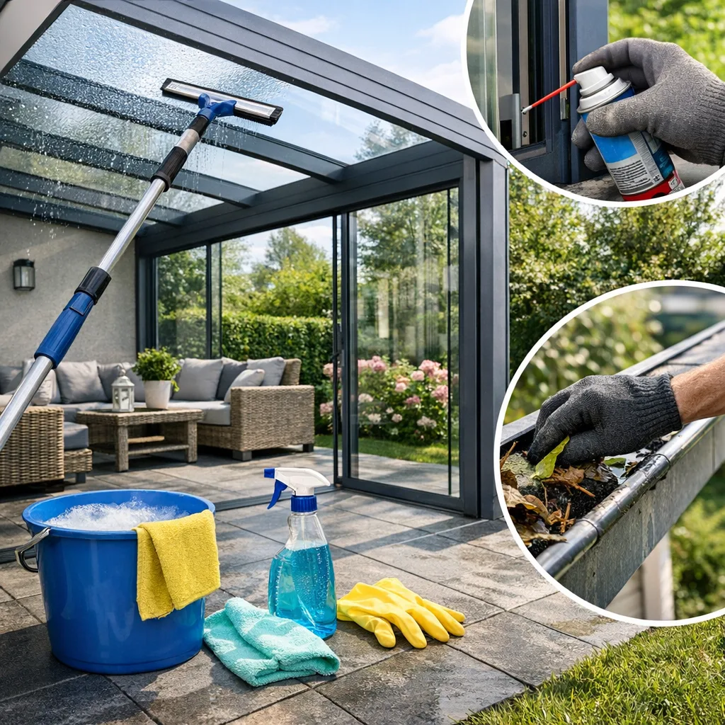 Hoe moet ik mijn veranda onderhouden en schoonmaken?