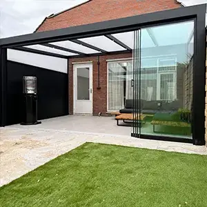 Tuinoverkappingen geplaatst door Alu Solution